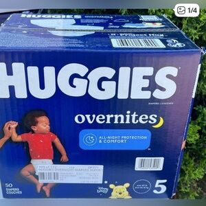 Huggies Overnites Diapers Size 5 1 Box